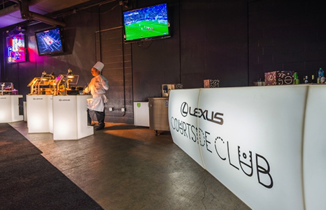 Pop-up Courtside Club Hosts Clippersâ VIPs