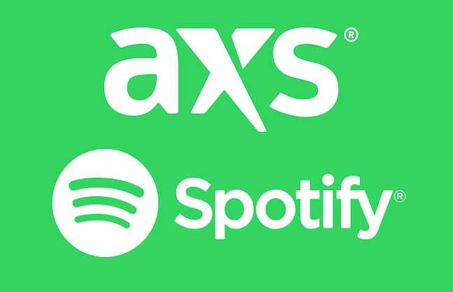 Spotify and AXS Announce Partnership