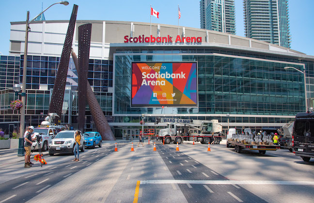 In Toronto, Scotiabank Deal Kicks In
