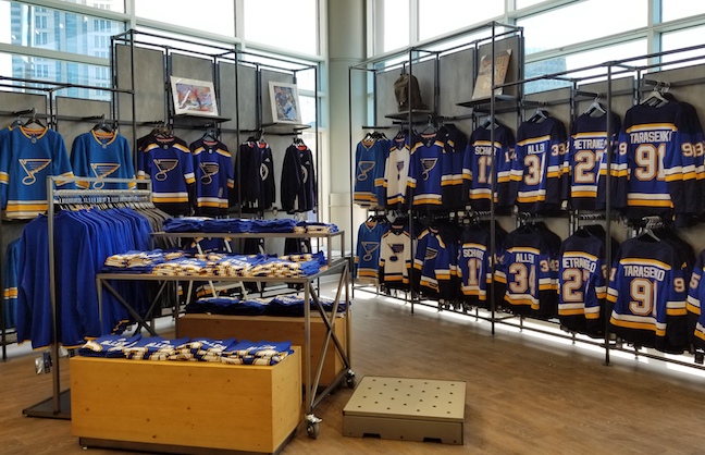 Blues Add Space For Merchandise