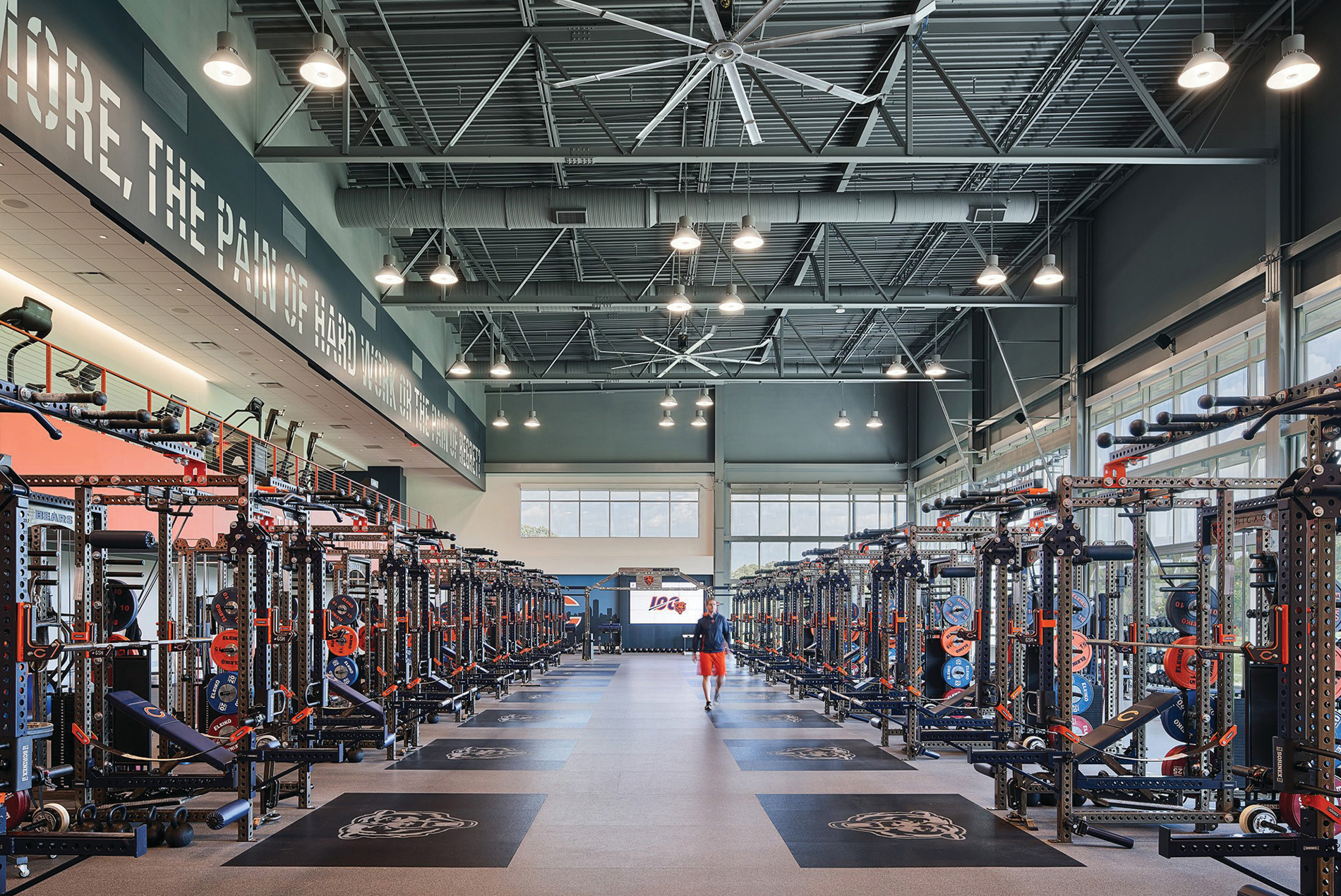 Enclosure of Halas Hall Addition for Chicago Bears