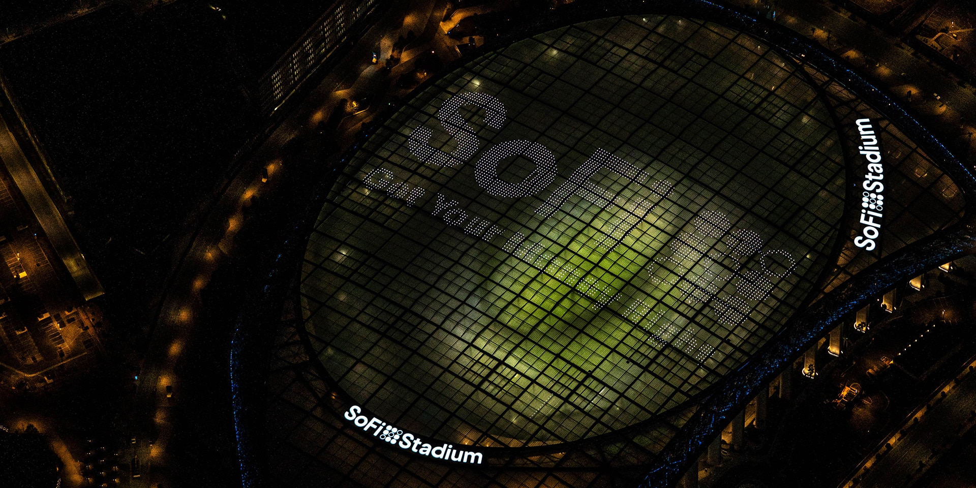 SoFi Stadium Lights Up Los Angeles