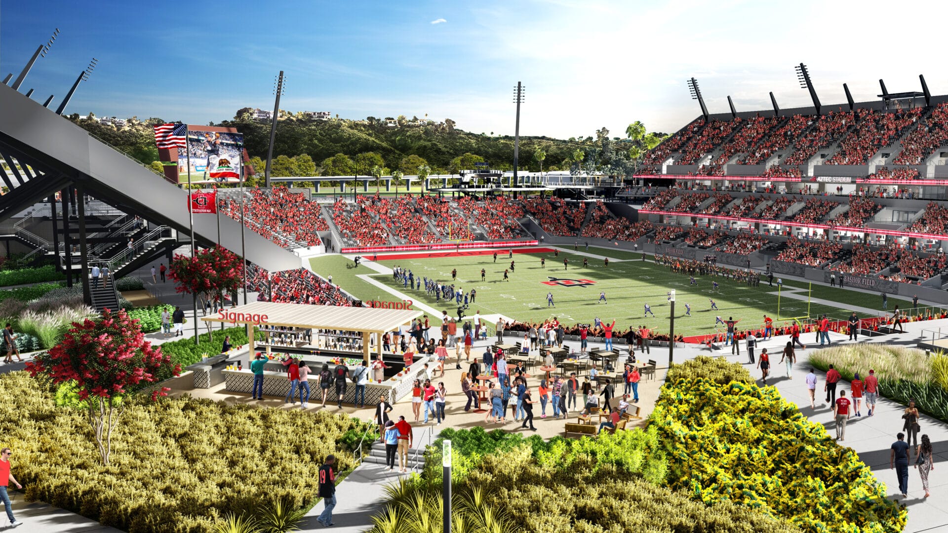 Snapdragon grabs naming rights for new San Diego State stadium VenuesNow