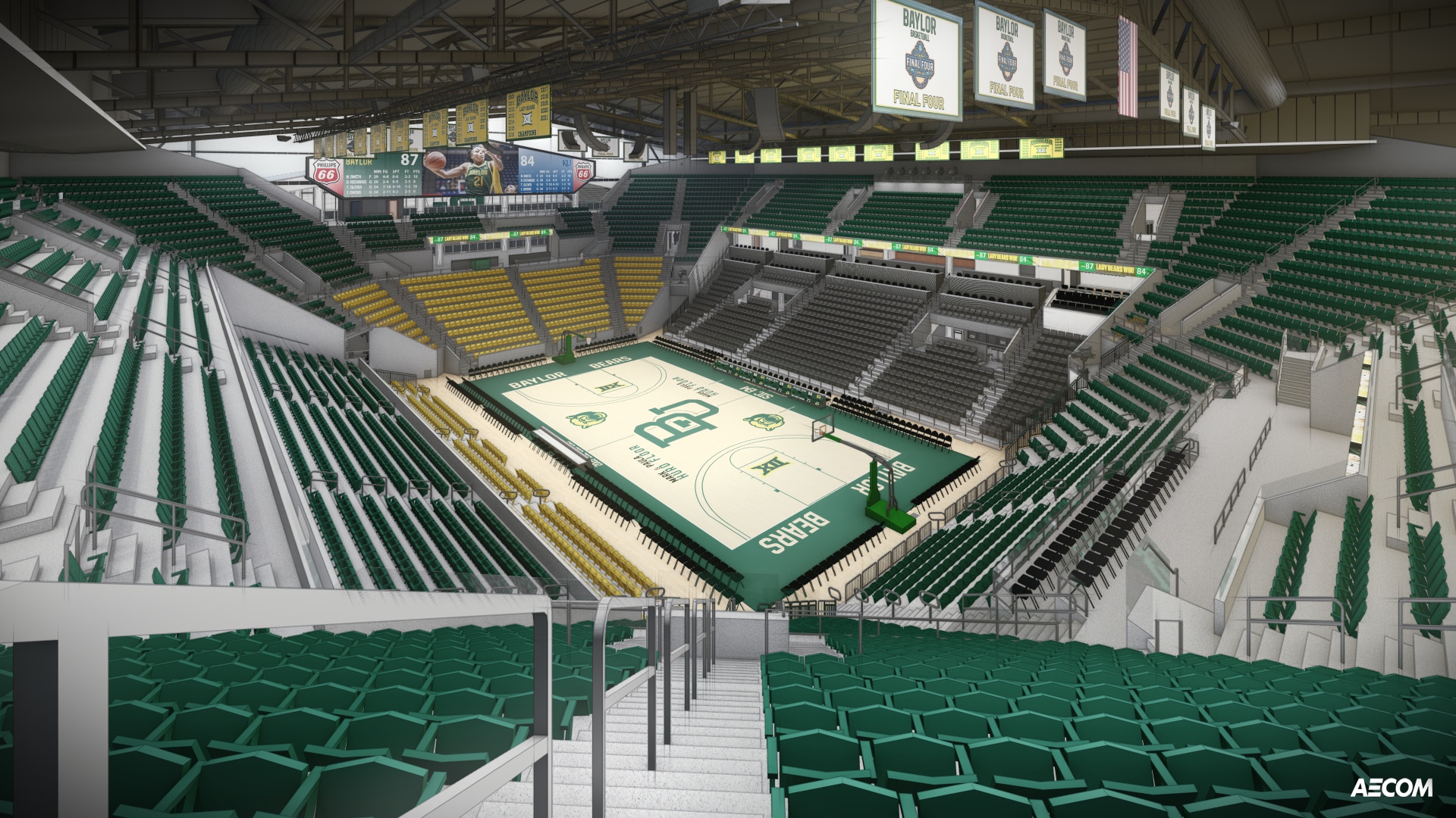 Baylor's new arena "contemporary fieldhouse" VenuesNow