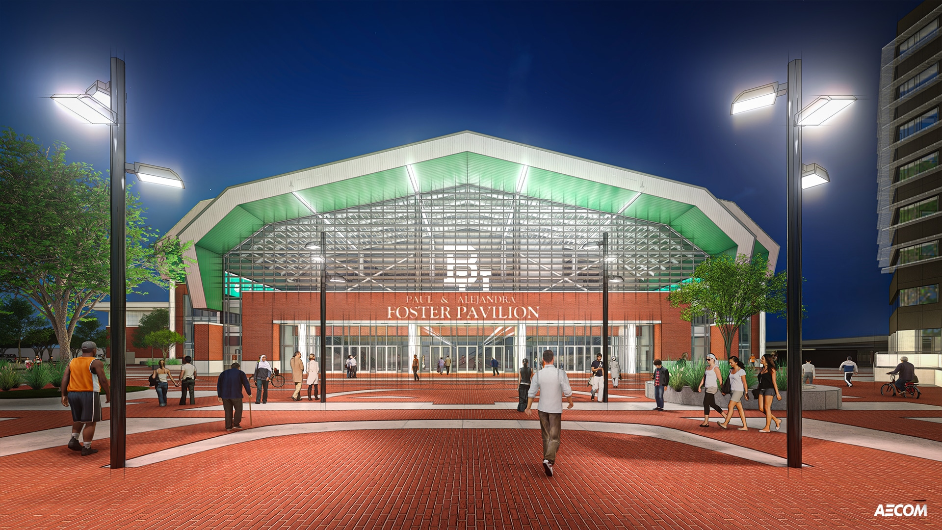 Baylor's new arena "contemporary fieldhouse" VenuesNow