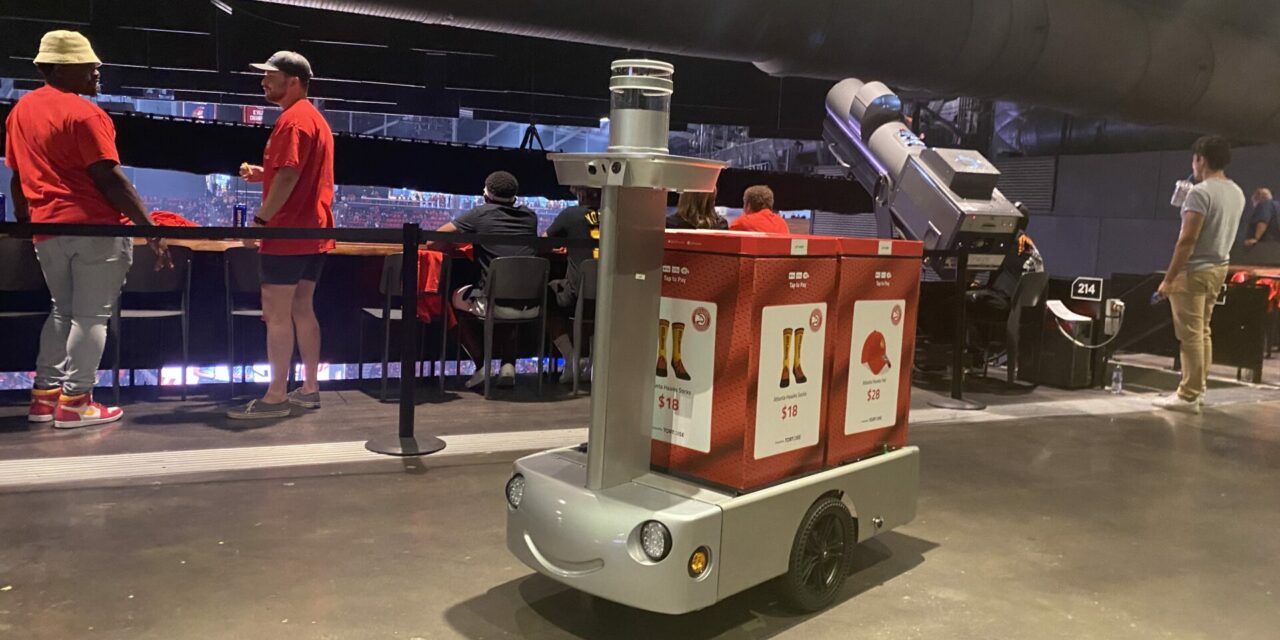 Robotic delivery expands at sports venues