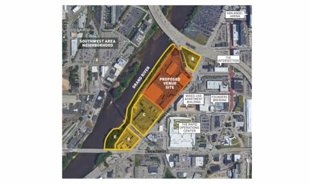 Grand Rapids shed to anchor mixed use