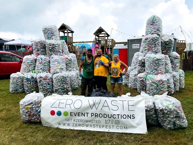 Atwood Lake Park ‘Beeramid’ Helps Raise Recycling Awareness